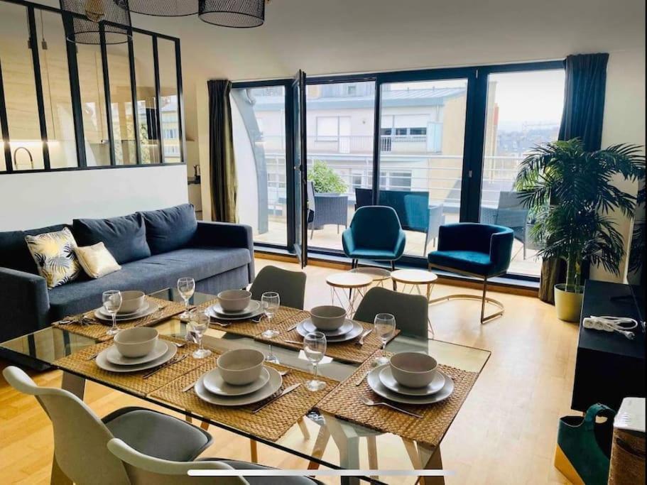 Penthouse 2 Bedrooms In Center With Parking - 51 Luxembourg